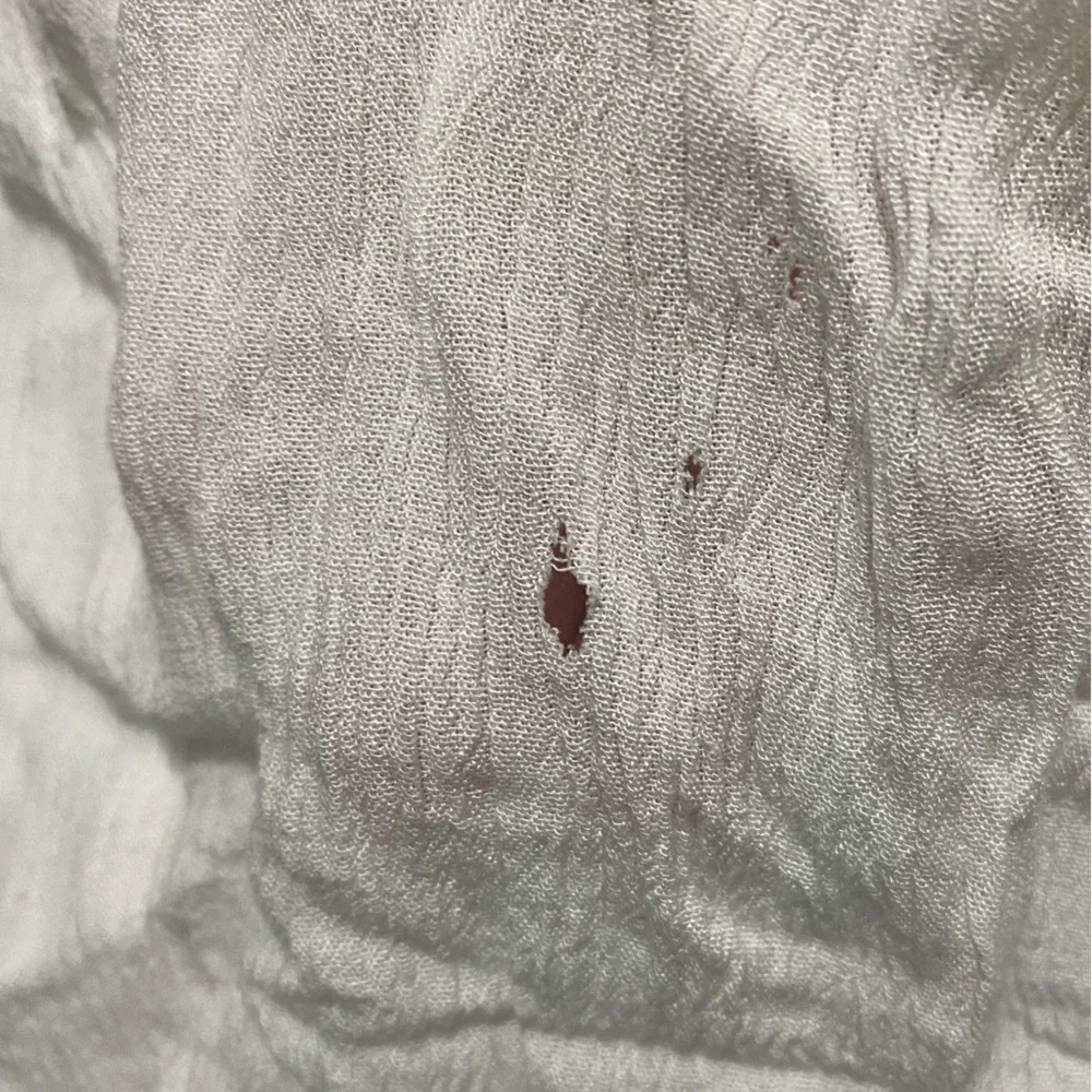 Hailey Lyn Capri Pants Womens Size XL White Fully Lined Boho Tassel Hem Details - Picture 11 of 13